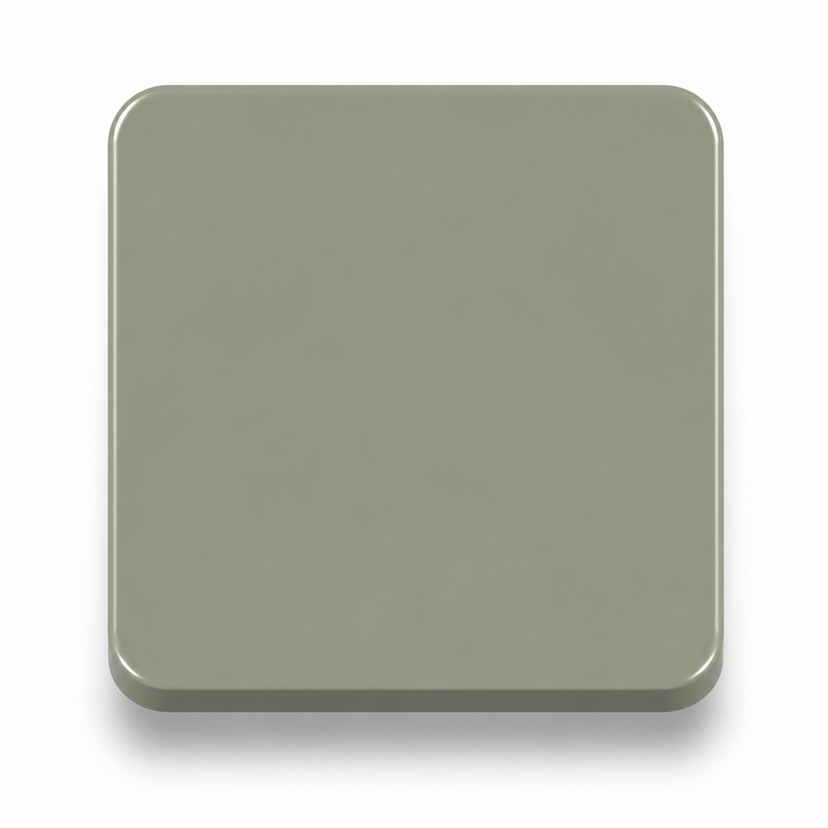 Olive — 3mm matte cast acrylic sheet, muted sage-olive green