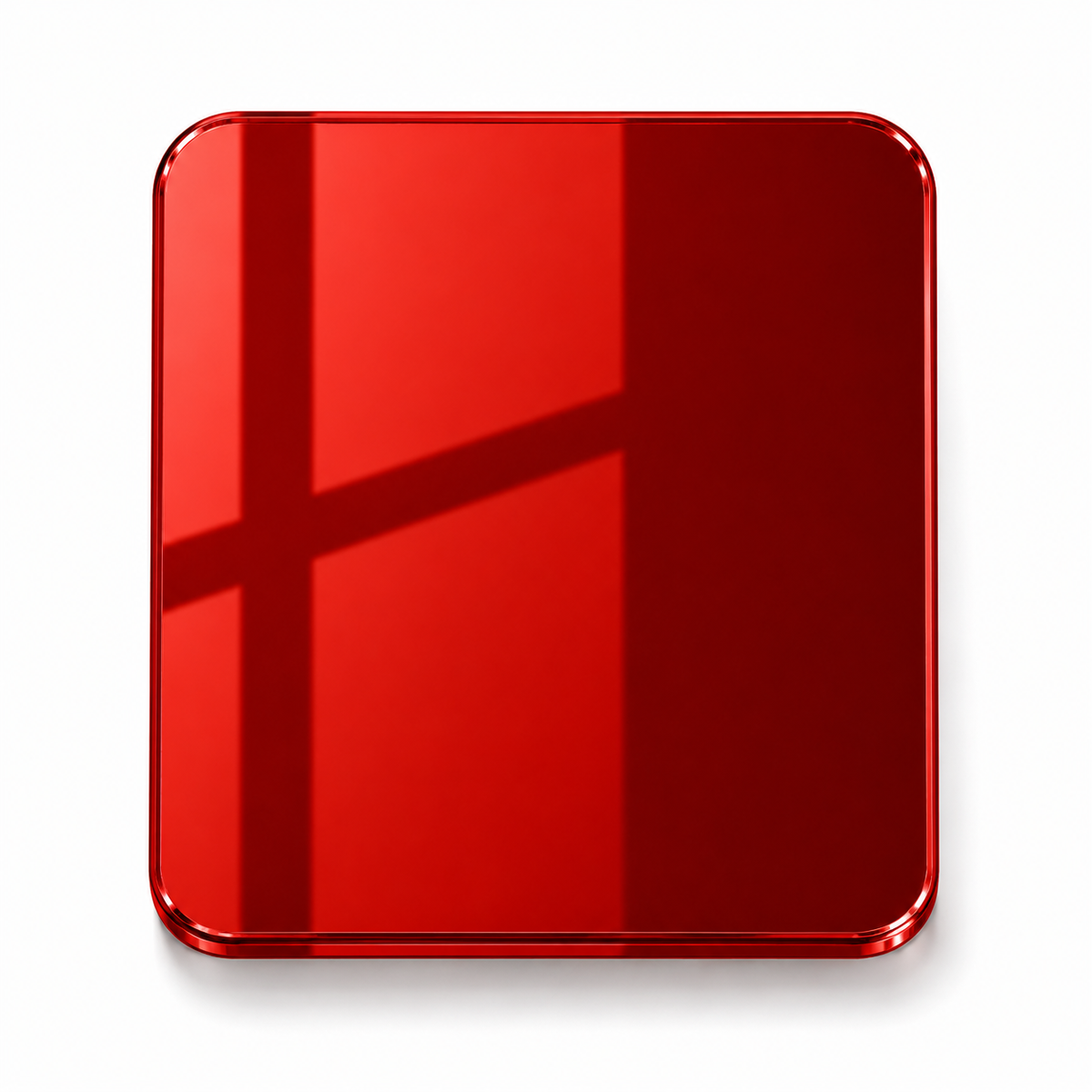 Red Mirror — 3mm mirror acrylic sheet, bold reflective red