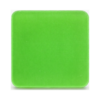 Lime Green glow-in-the-dark cast acrylic sheet in vibrant solid lime green