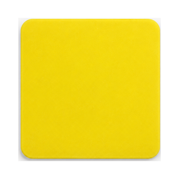 Summer Bee glow-in-the-dark cast acrylic sheet in bold solid sunshine yellow