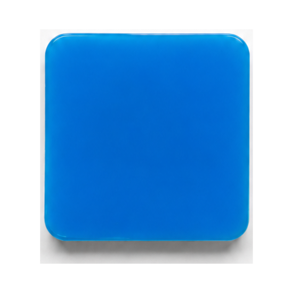 Powder Sky glow-in-the-dark cast acrylic sheet in bright solid sky blue