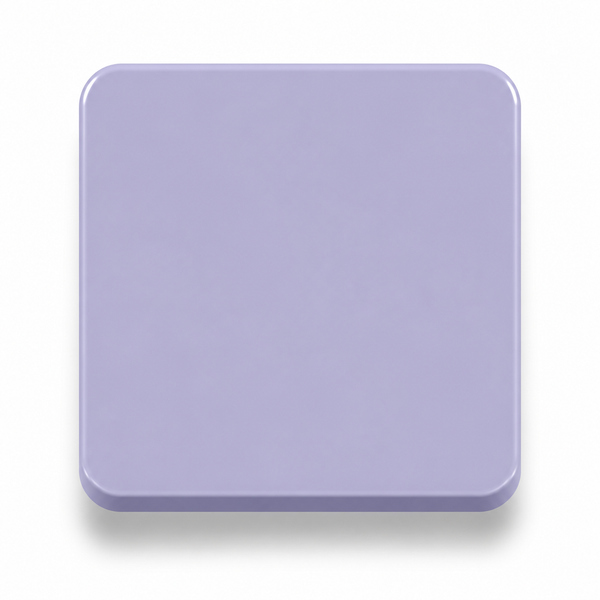 Blueberry — 3mm matte cast acrylic sheet, soft periwinkle blue