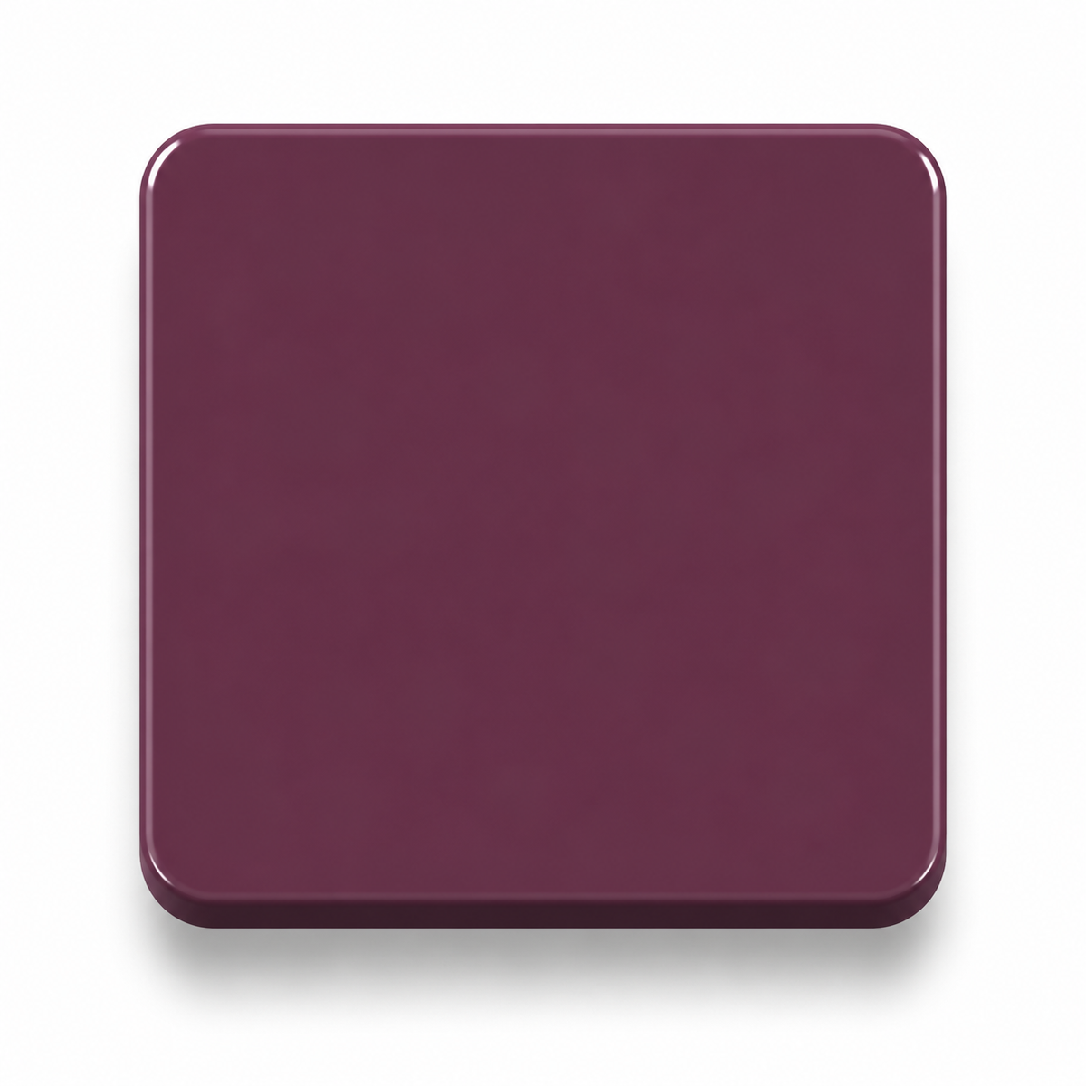 Cherry — 3mm matte cast acrylic sheet, deep cherry plum