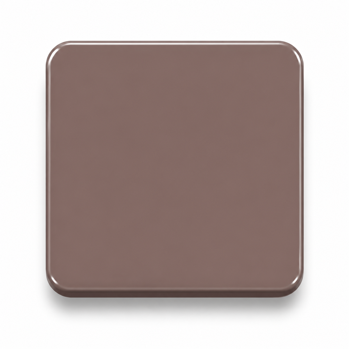 Coconut Husk — 3mm matte cast acrylic sheet, warm mid-brown