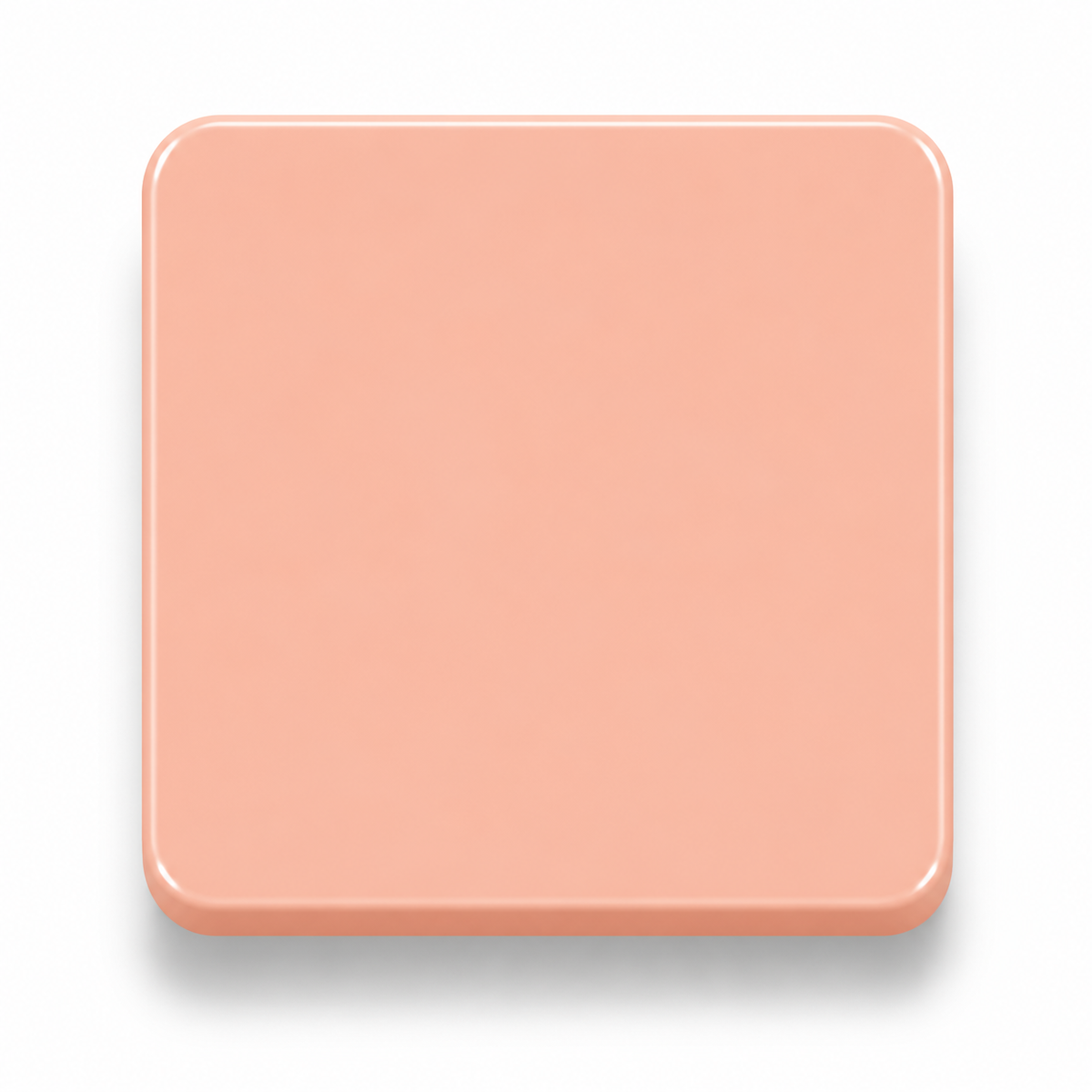 Peach Fizz — 3mm matte cast acrylic sheet, soft sun-washed peach