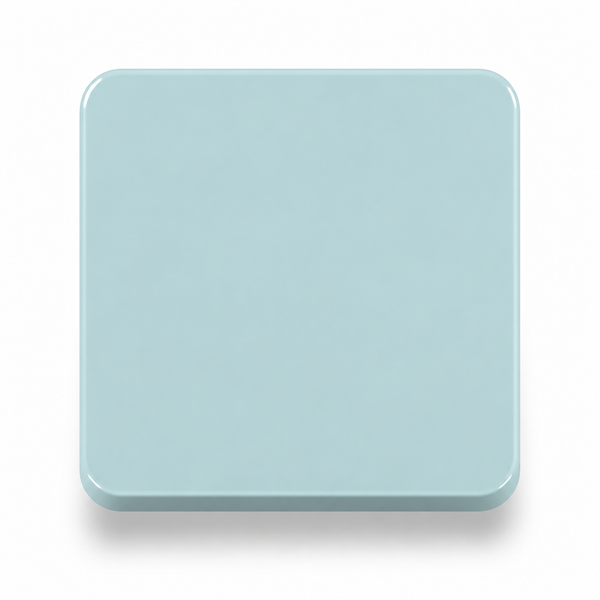 Seafoam — 3mm matte cast acrylic sheet, pale coastal blue-green