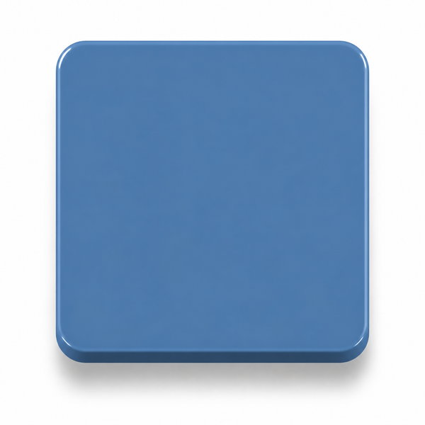 Stone — 3mm matte cast acrylic sheet, muted steel blue