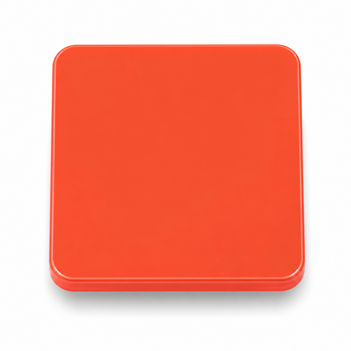 Orange — 3mm gloss cast acrylic sheet, vivid tangerine orange