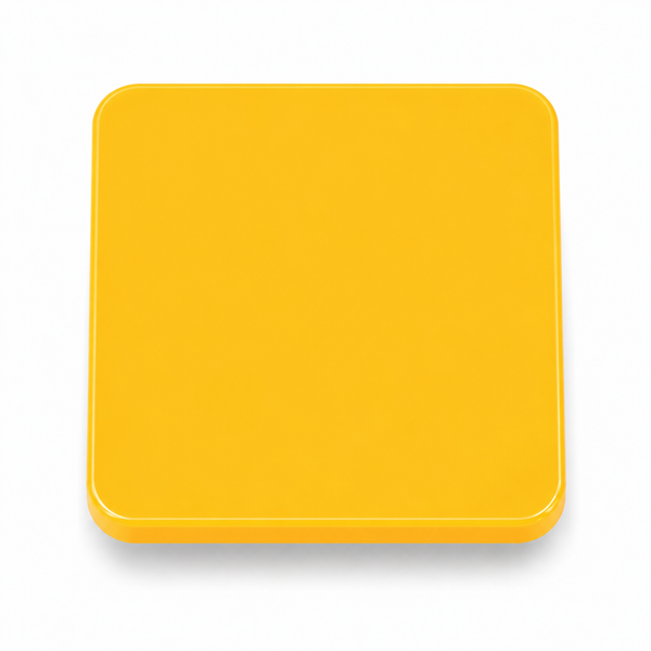 Yellow — 3mm gloss cast acrylic sheet, bold sunshine yellow