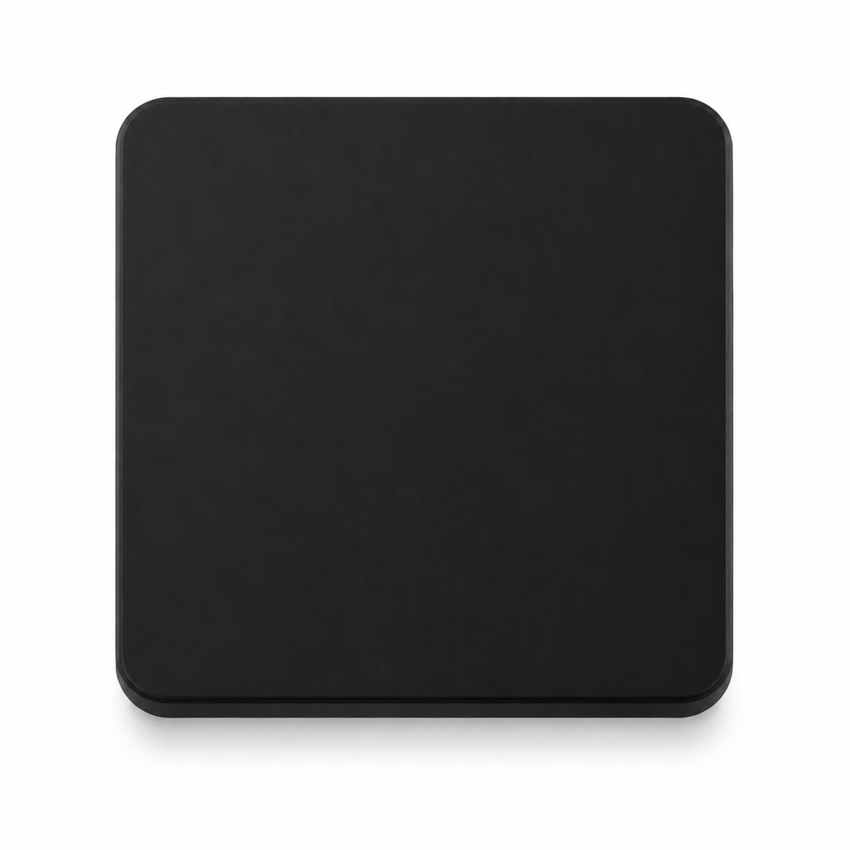 Matt Black — 3mm cast acrylic sheet, jet black matte finish