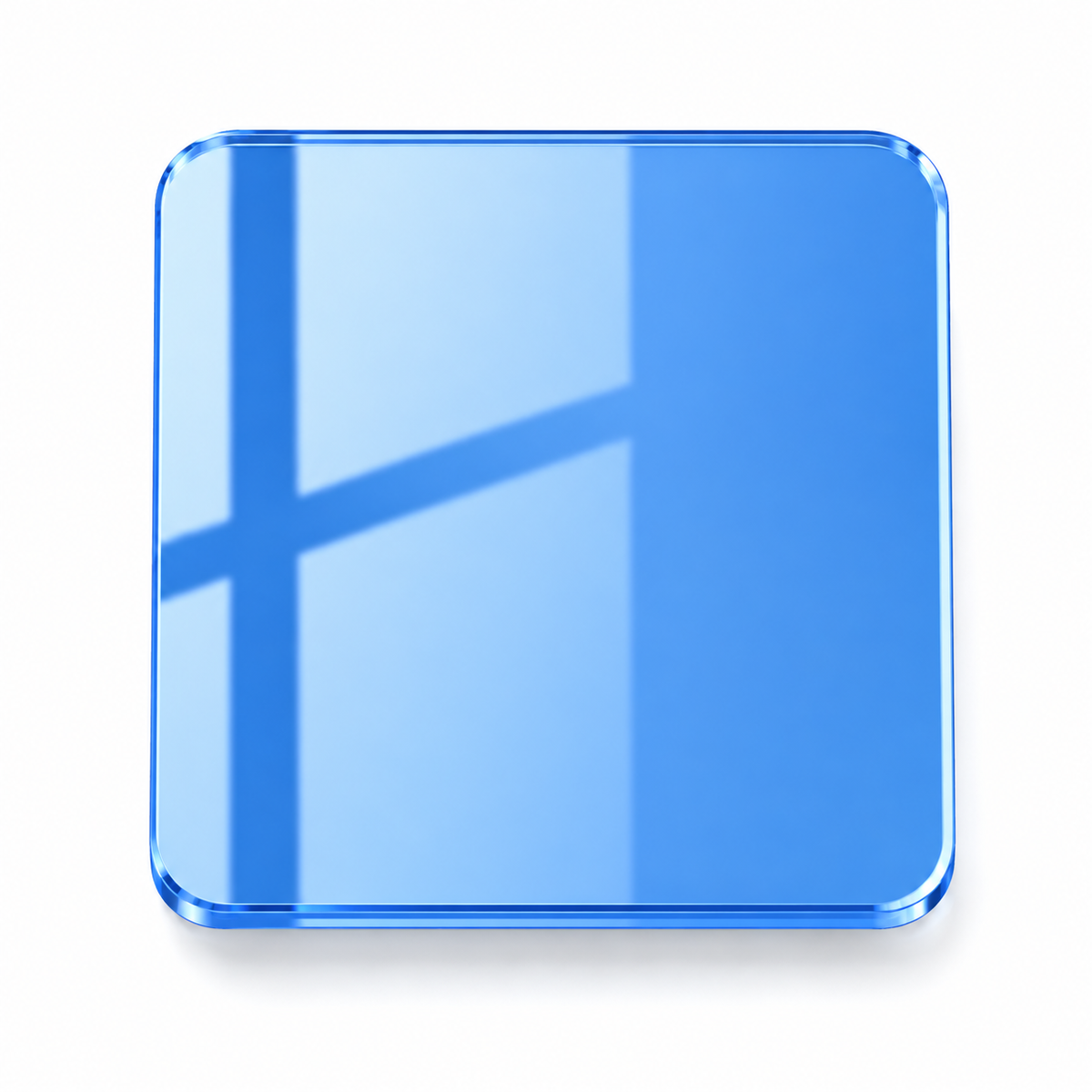Light Blue Mirror — 3mm mirror acrylic sheet, cool reflective ice blue