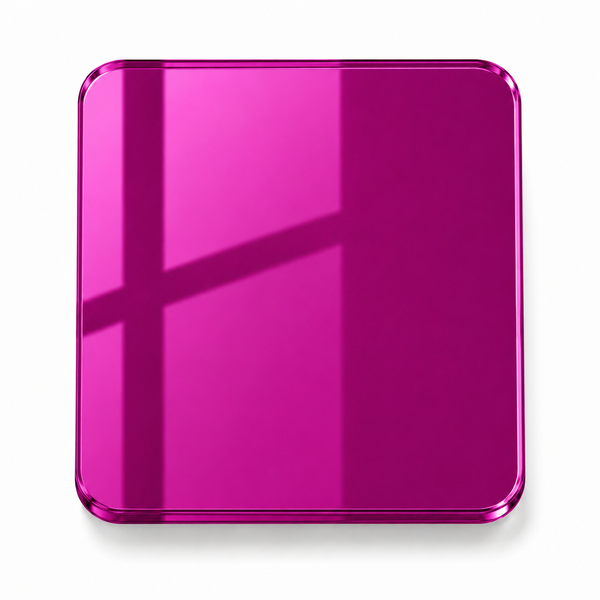 Purple Mirror — 3mm mirror acrylic sheet, vivid reflective purple