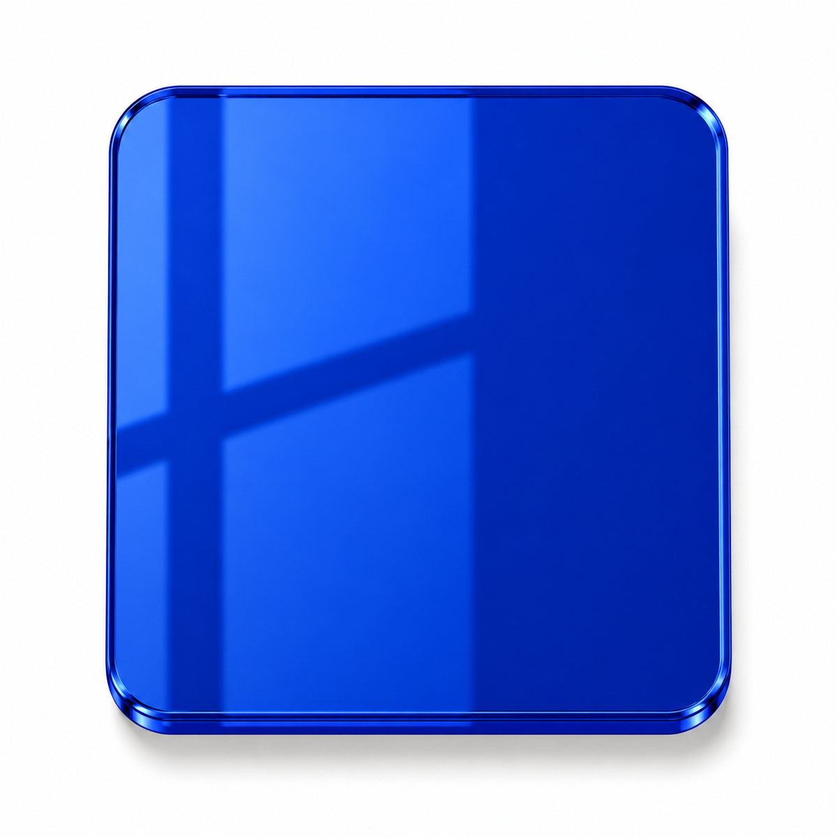Royal Blue Mirror — 3mm mirror acrylic sheet, deep reflective royal blue