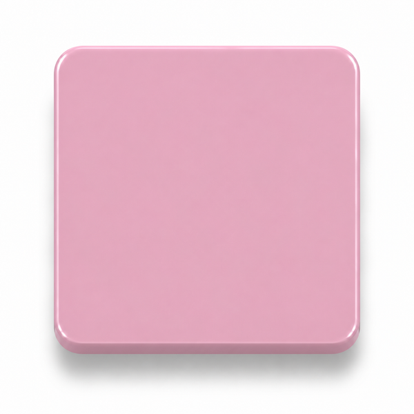 Pastel Blush Pink — 3mm cast acrylic sheet, delicate blush pink