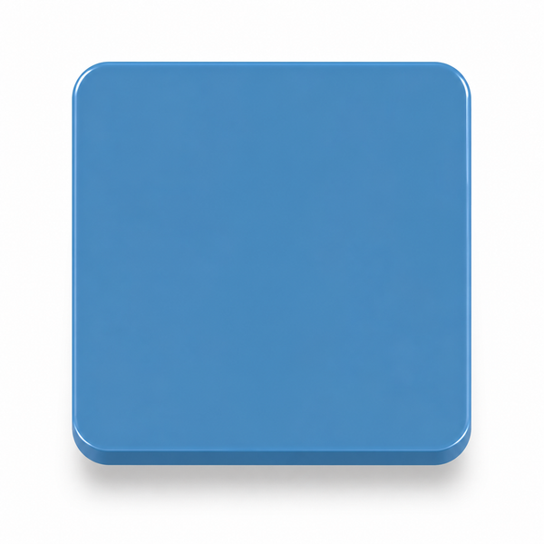 Pastel Light Blue — 3mm cast acrylic sheet, clear summer-sky blue