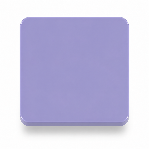 Pastel Lilac — 3mm cast acrylic sheet, gentle blue-toned lilac
