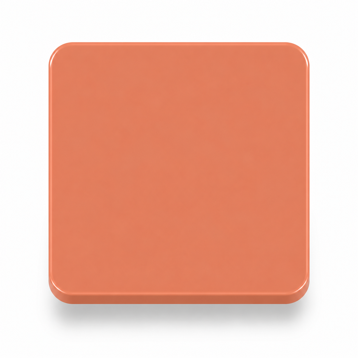 Pastel Orange — 3mm cast acrylic sheet, mellow apricot orange