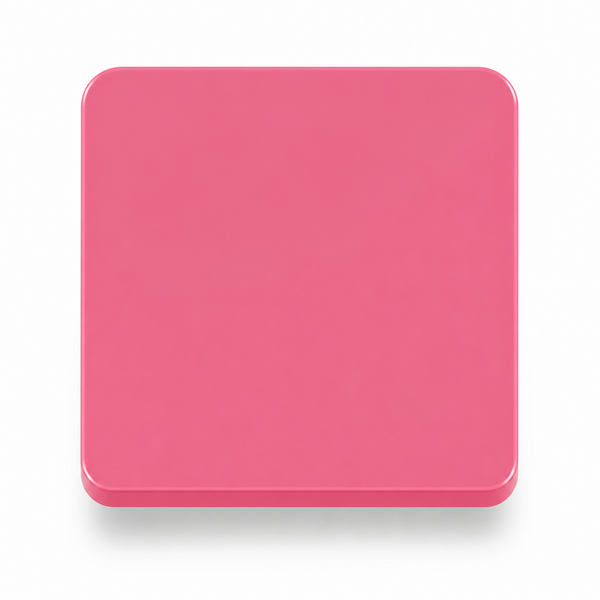 Pastel Raspberry — 3mm cast acrylic sheet, playful raspberry pink