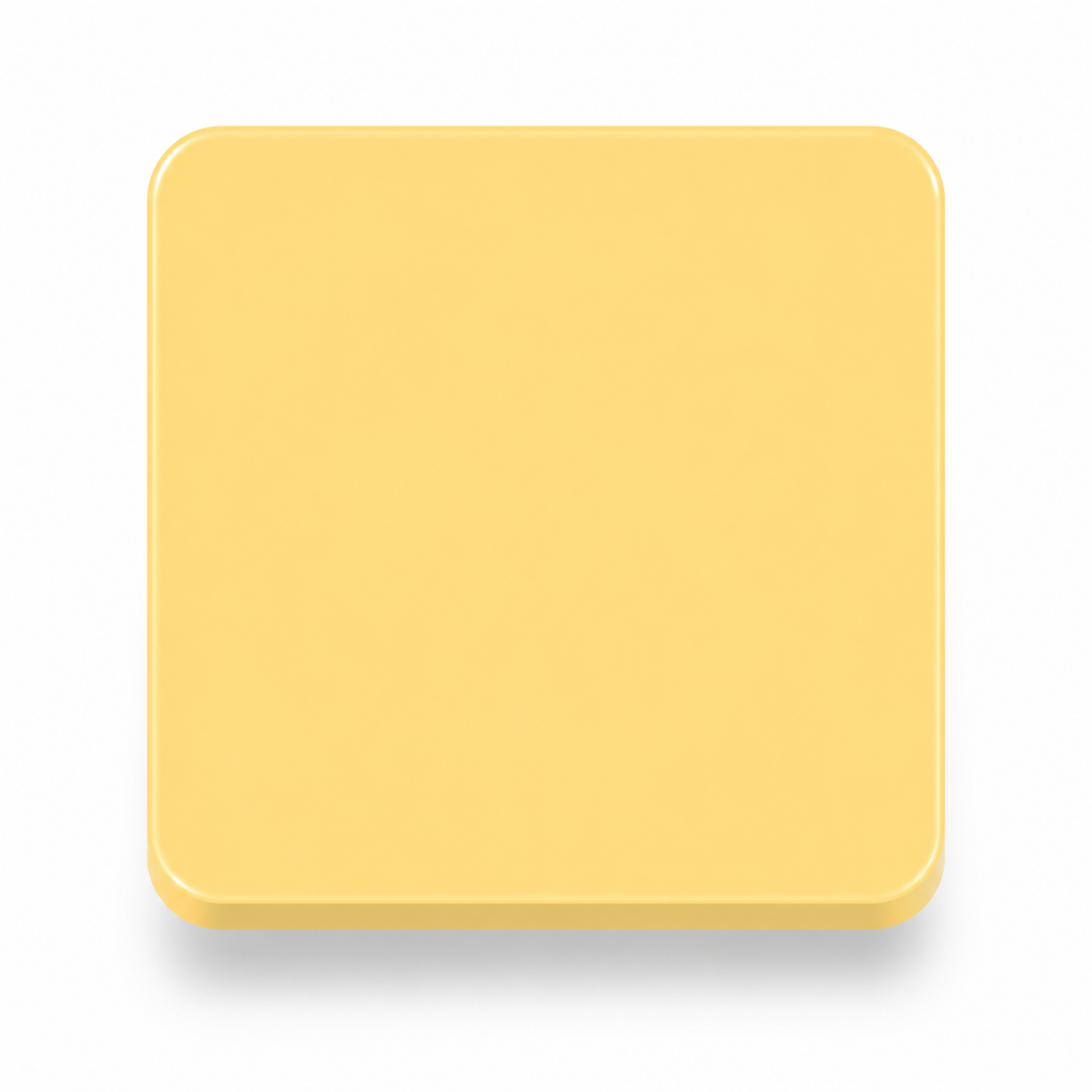 Pastel Yellow — 3mm cast acrylic sheet, warm buttery yellow